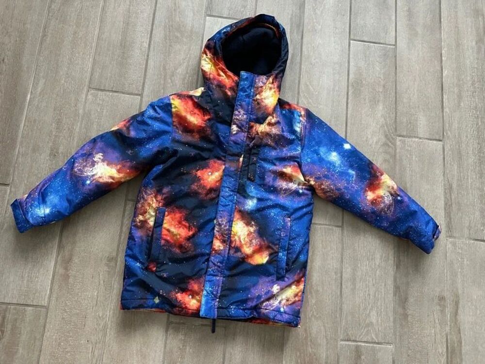 The Children’s Place Boys Galaxy Waterproof Winter Jacket Coat Size L 10/12